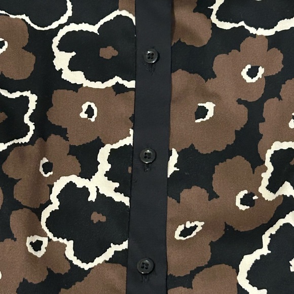 Brooks Brothers Floral Dress in Brown and Black - Picture 5 of 7